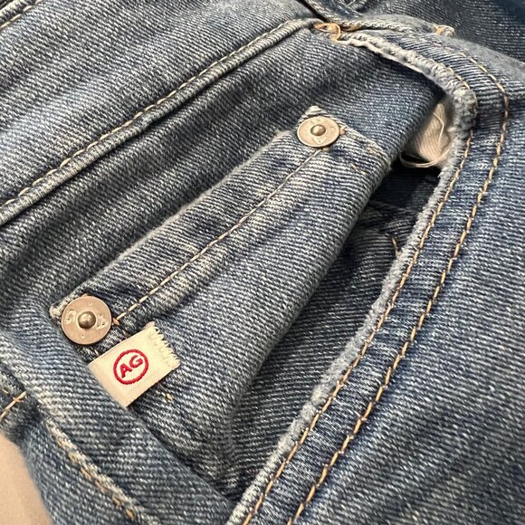 AG Adriano Goldschmied Ex-Boyfriend Slouchy Slim Cropped Jeans Size 26 - Picture 6 of 11